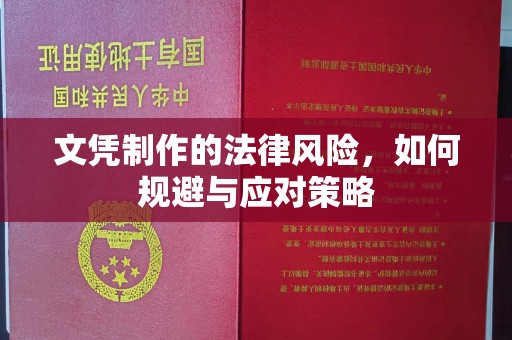 江苏文凭制作的法律风险，如何规避与应对策略