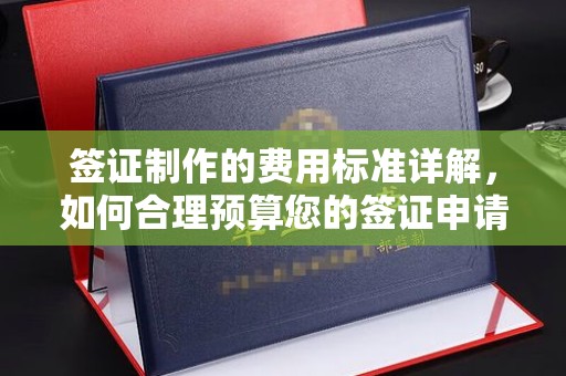 江苏签证制作的费用标准详解，如何合理预算您的签证申请成本